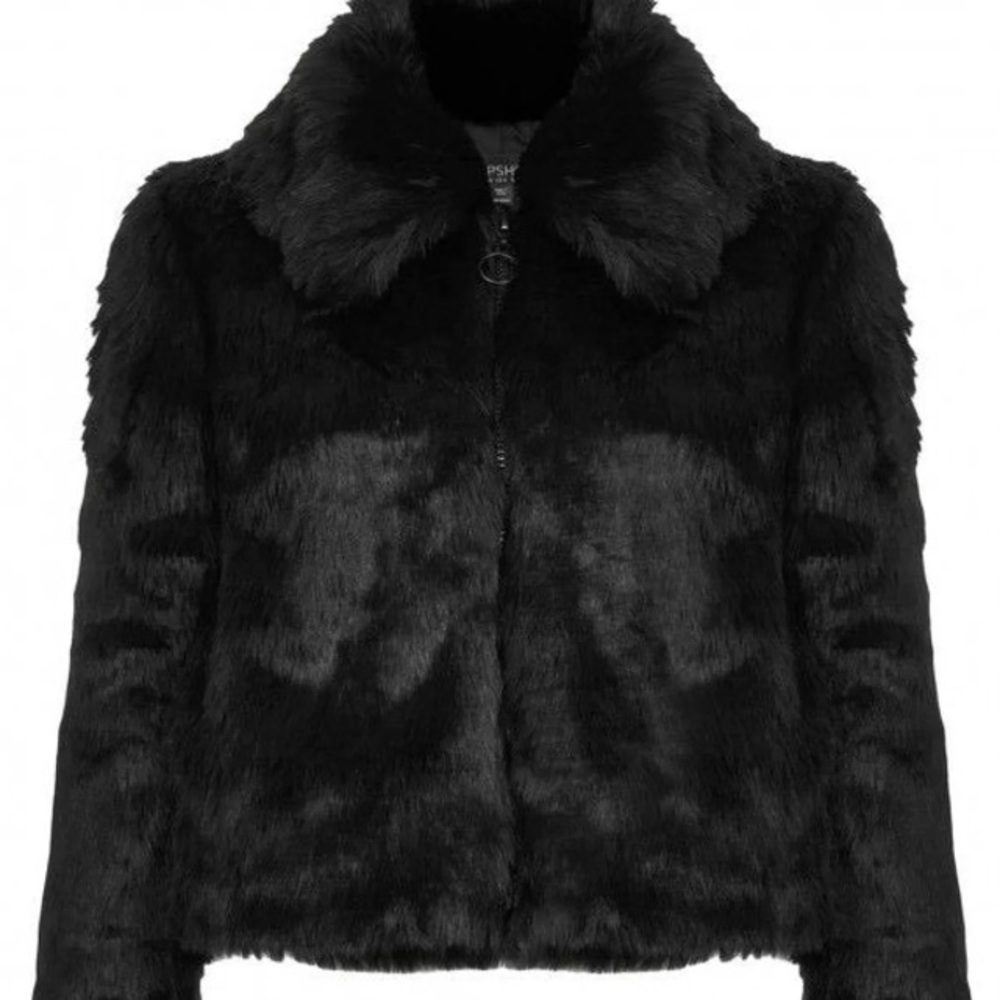 Topshop fluffy teddy jacket